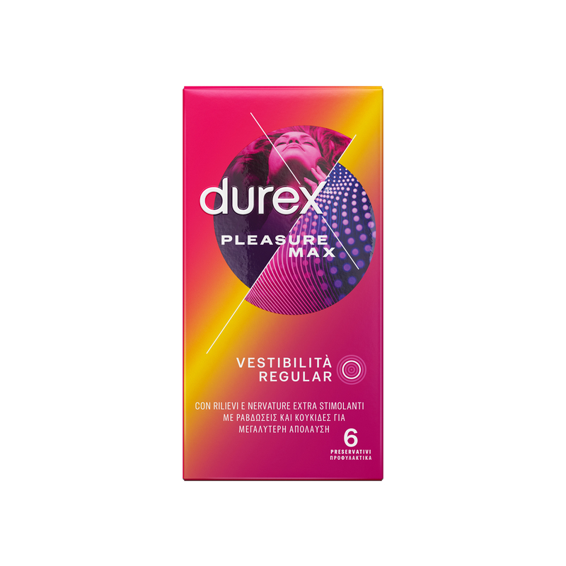 DUREX - Προφυλακτικά Pleasuremax - 6pcs